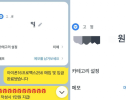 6.11 고*명 고객님  아이폰16프로맥스256GB 매입완료